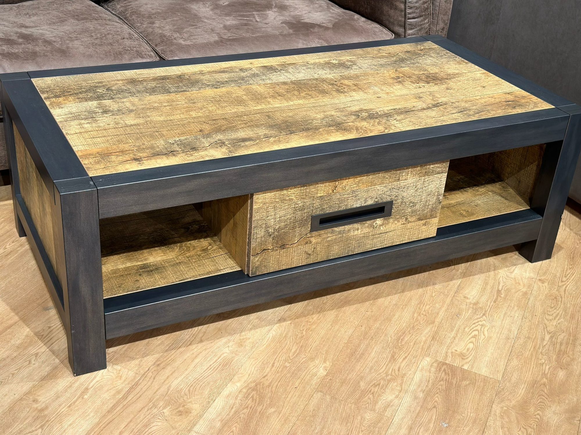 Table basse de salon style industriel - Image 2