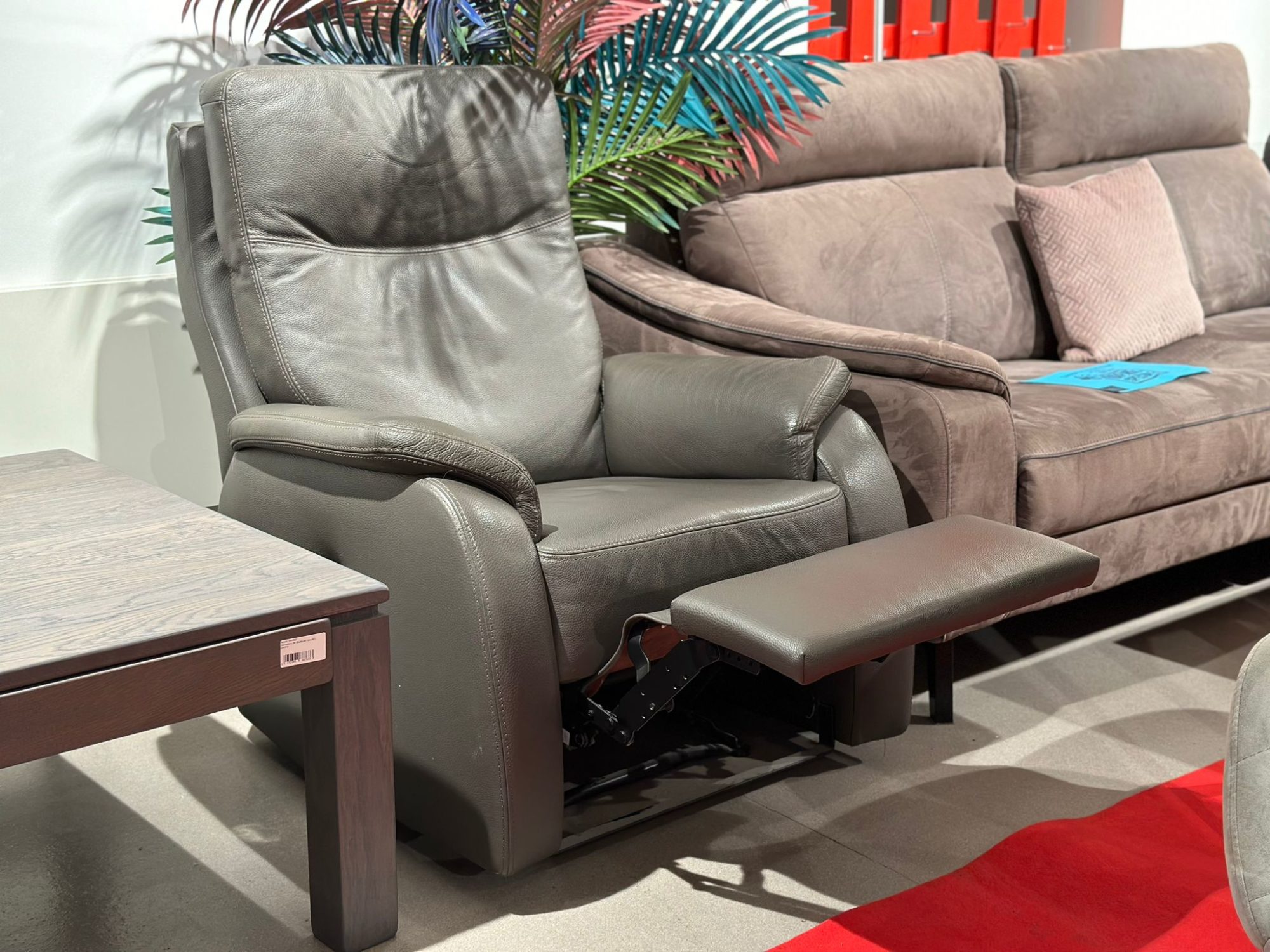 Fauteuil relax en cuir - Recor home - Image 2