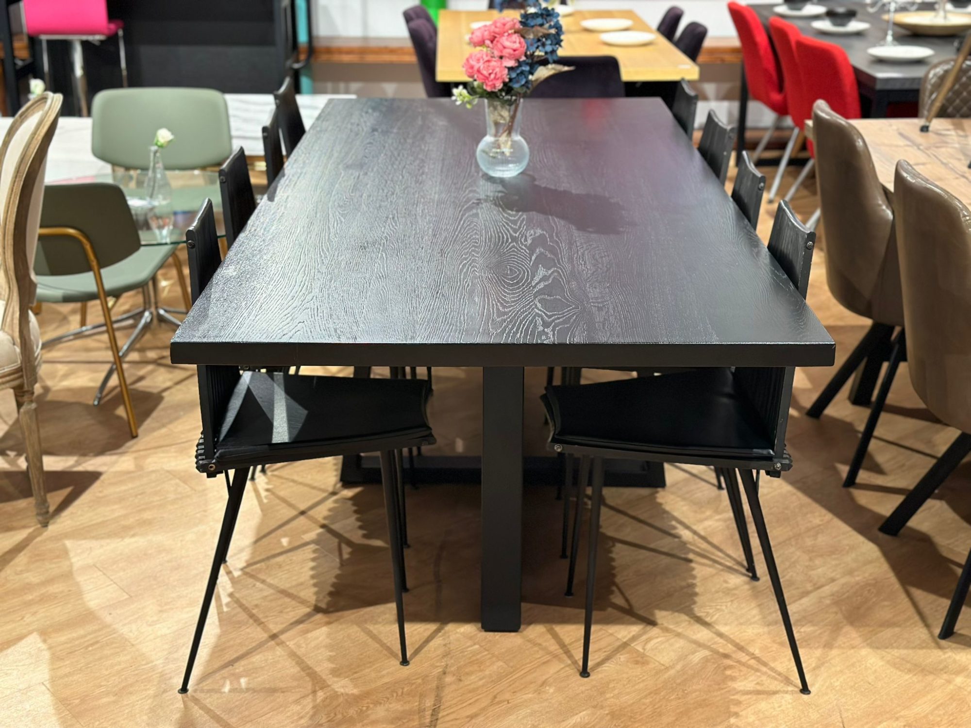 Table à manger en bois massif - Image 3