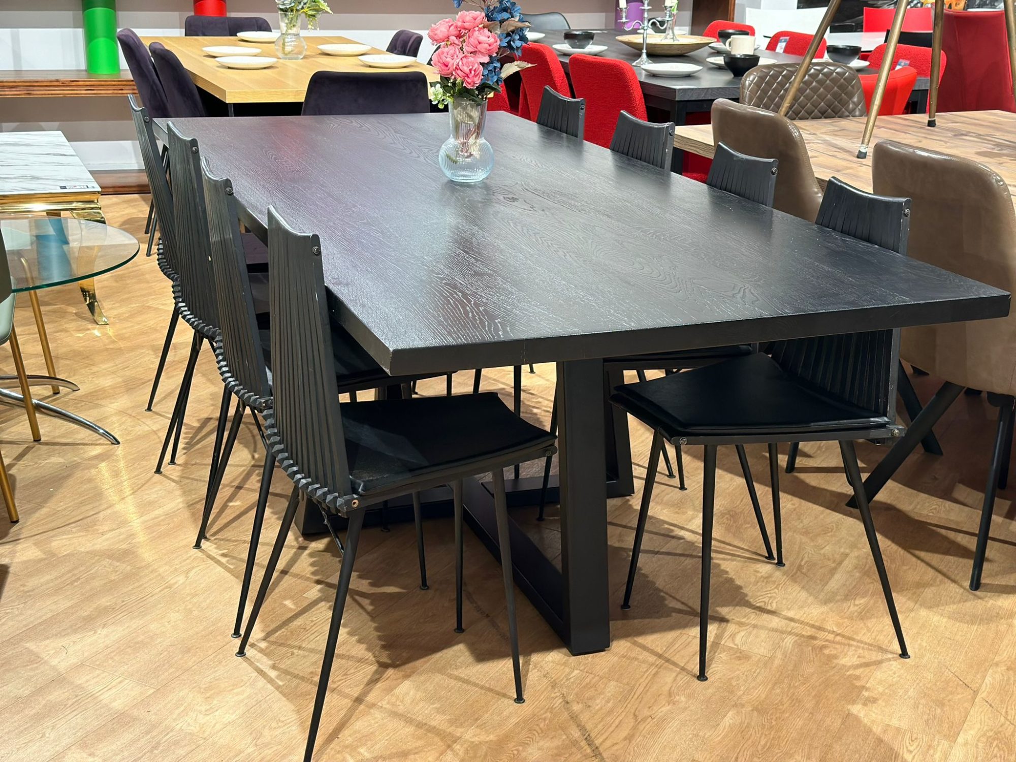 Table à manger en bois massif - Image 2