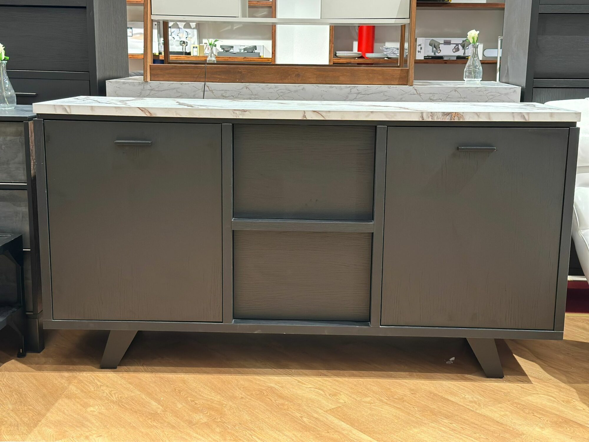 Buffet design effet marbre - TRIESTE (planche fine) - Image 2