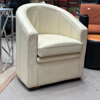Fauteuil d'appoint club en cuir