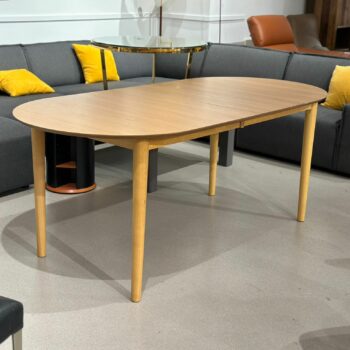 Table à manger ovale extensible style scandinave