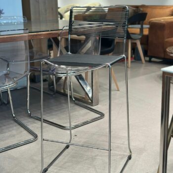 2x Tabourets de bar design "spaghetti"