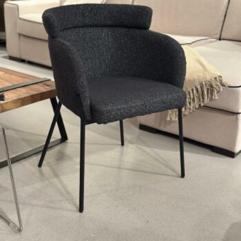 Chaises en tissu bouclé gris (9 pièces disponibles)