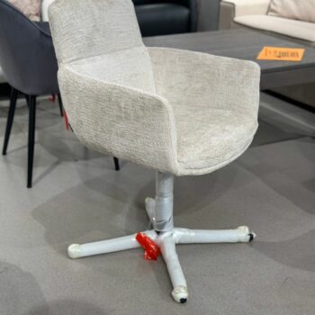 Chaise pivotante en velours - KICK
