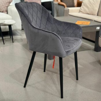 Chaise/Fauteuil avec accoudoirs en velours