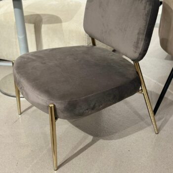 Fauteuil design en velours - SIA - MONA