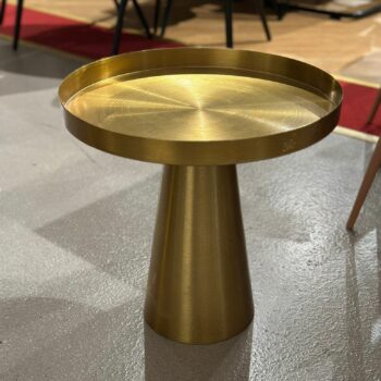 Table d'appoint dorée