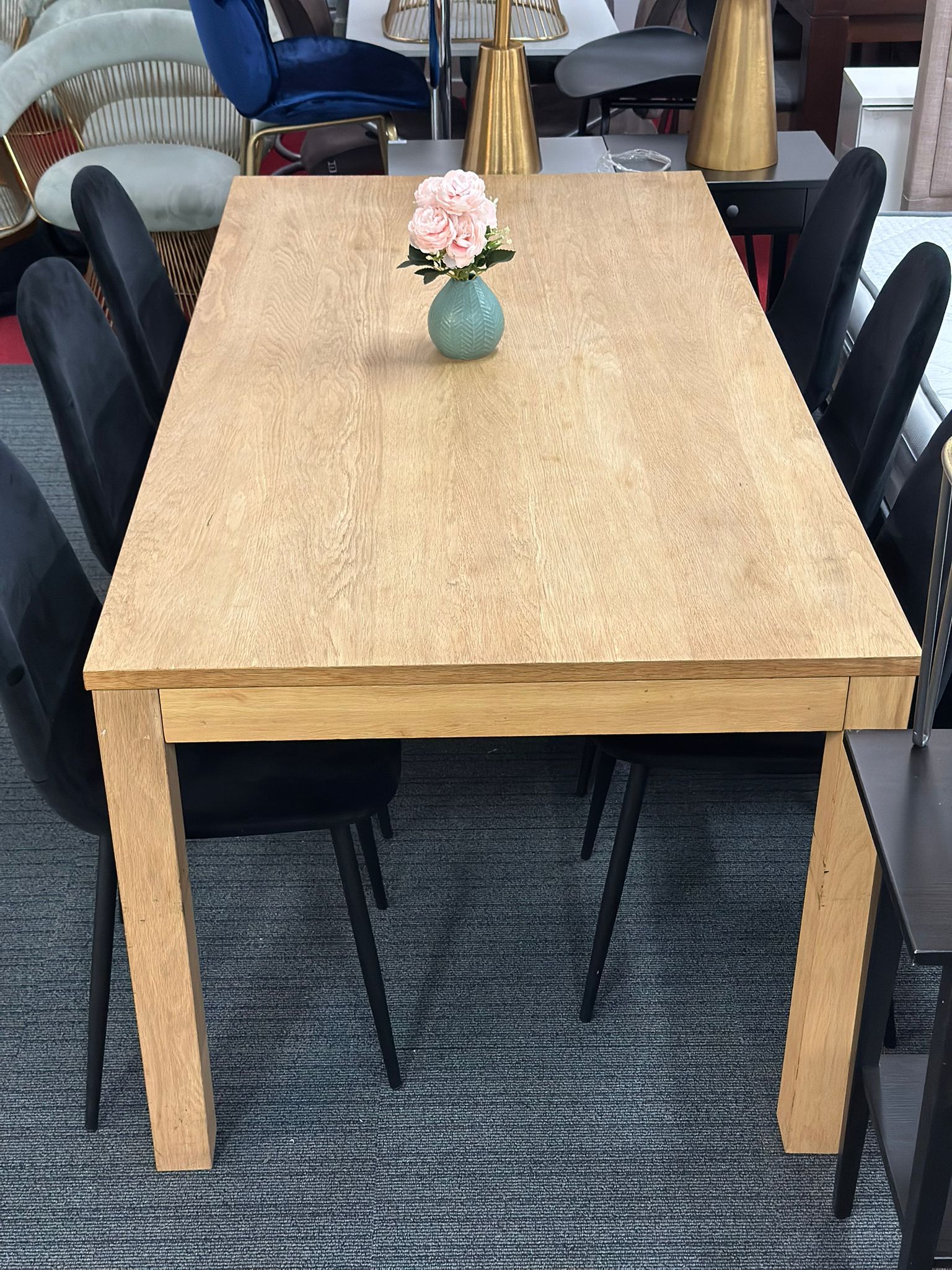 Table à manger en bois massif - Image 2