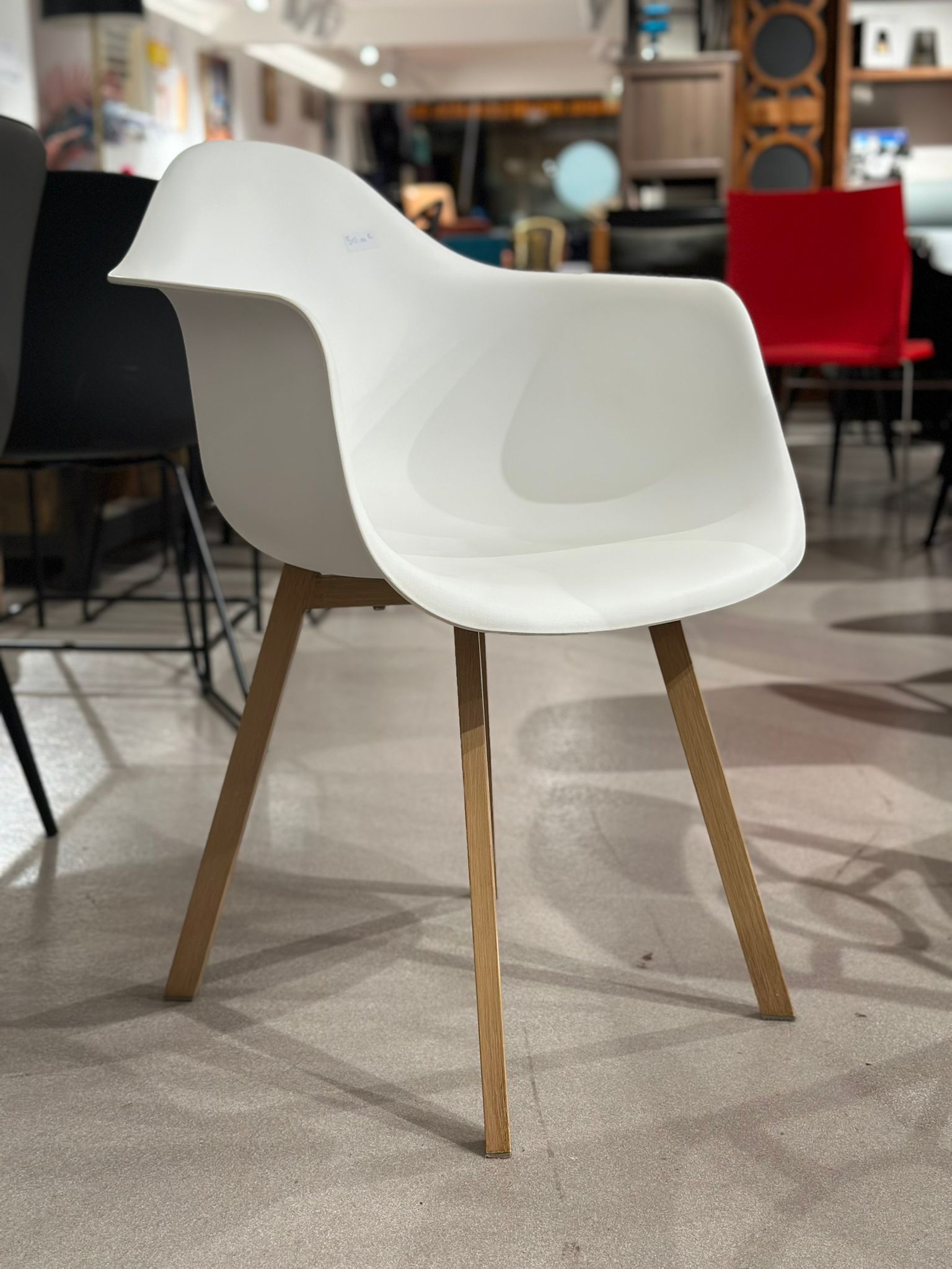 Chaise salle à manger style scandinave blanche