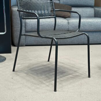 Chaises avec accoudoirs de terrasse empilable - LÄCKÖ