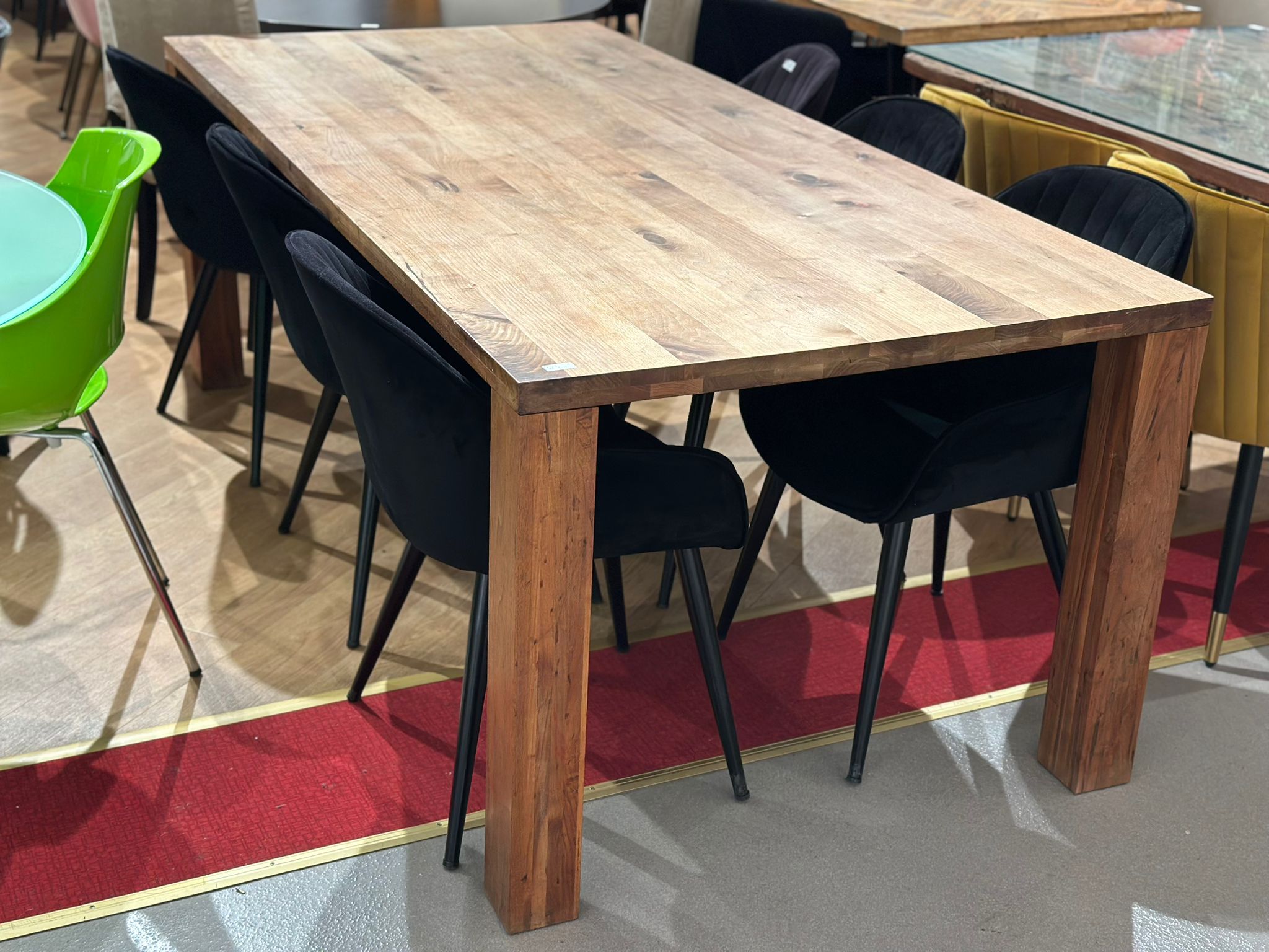 Table à manger en bois massif - Image 2