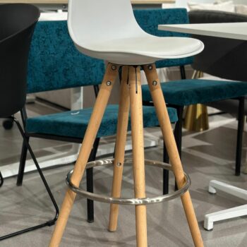 Chaises haute blanche style scandinave