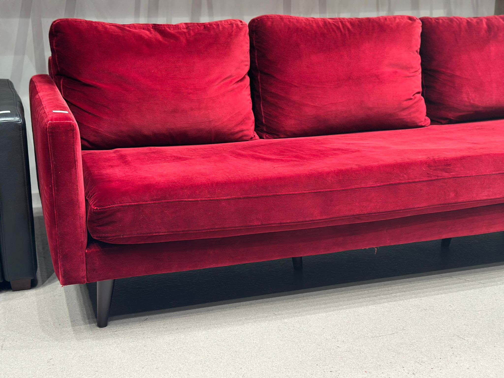 Canapé 3pl en velours - Image 2