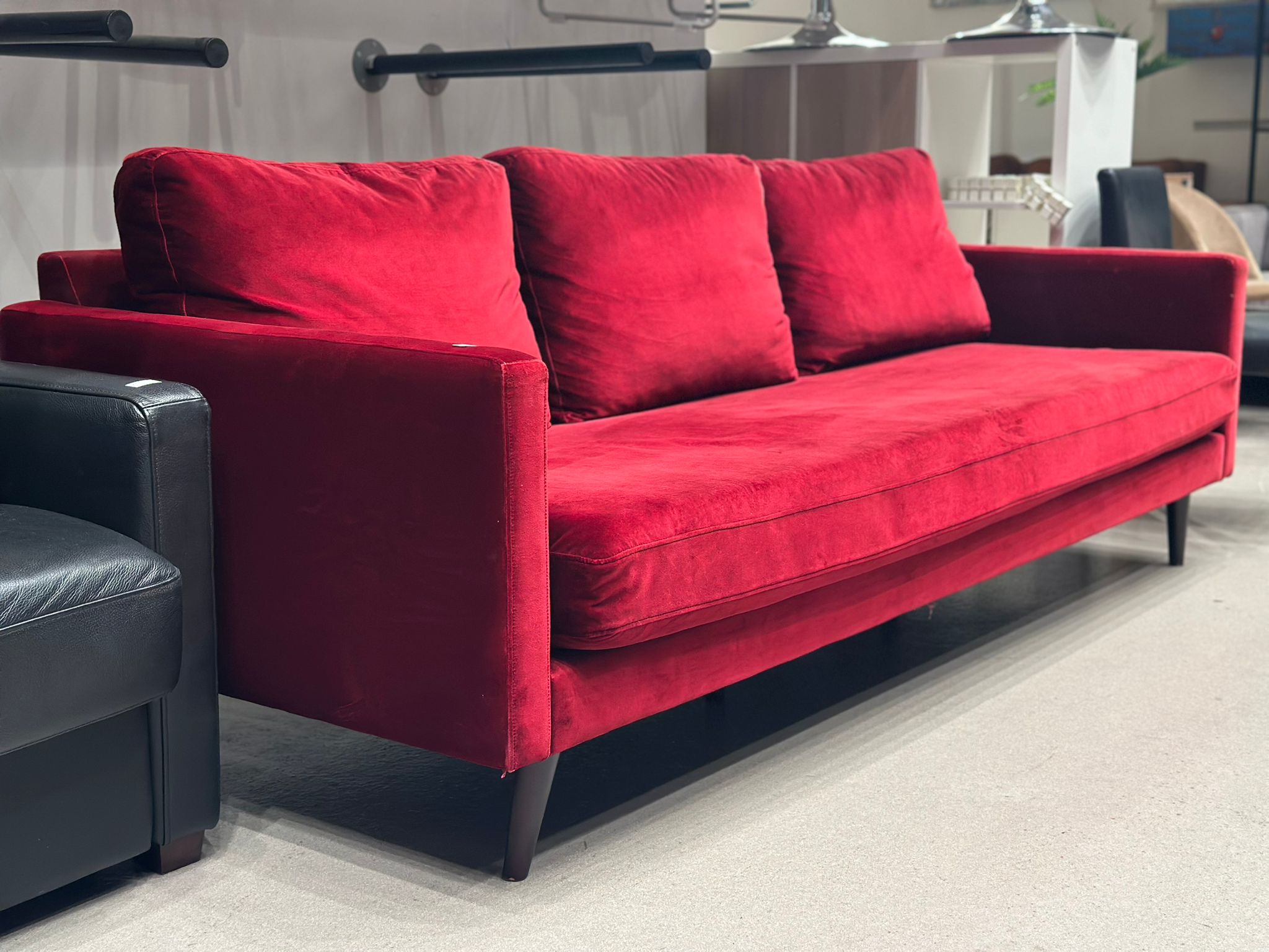 Canapé 3pl en velours