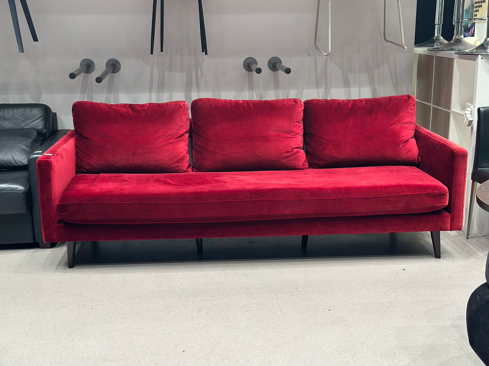 Canapé 3pl en velours - Image 3