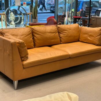 Canapé 3pl en cuir - STOCKHOLM