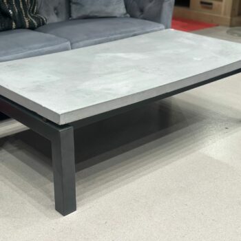 Table basses rectangulaire effet bétonnée