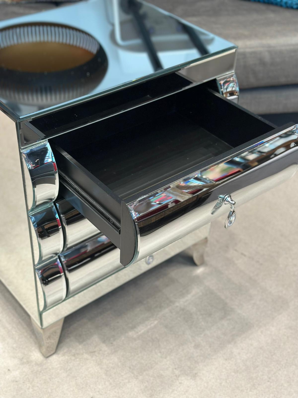 Table de chevet miroir (3 pièces disponibles) - Image 2