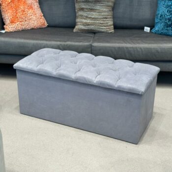 Banc de rangement capitonnée