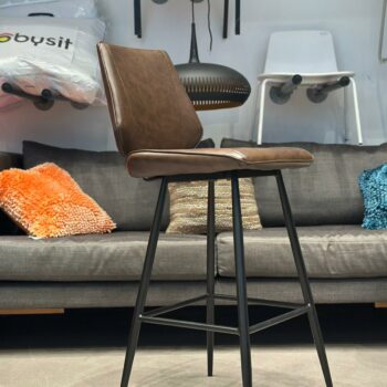 Chaise haute/Tabourets de bar en similicuir style industriel (5 pièces disponibles)