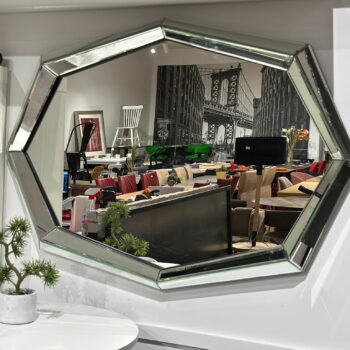 Miroir design octogonal style Emerald