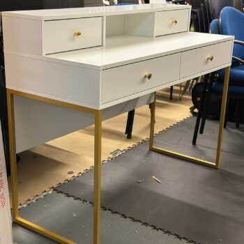 Bureau design avec 4 tiroirs