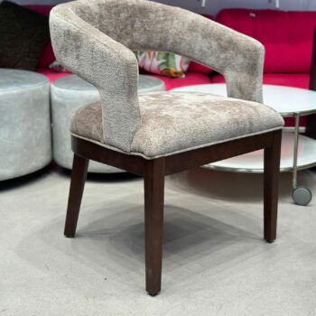 2x Chaises/Fauteuil design style contemporain en velours