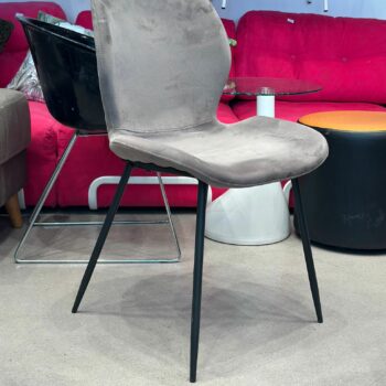 5x Chaise salle à manger en velours