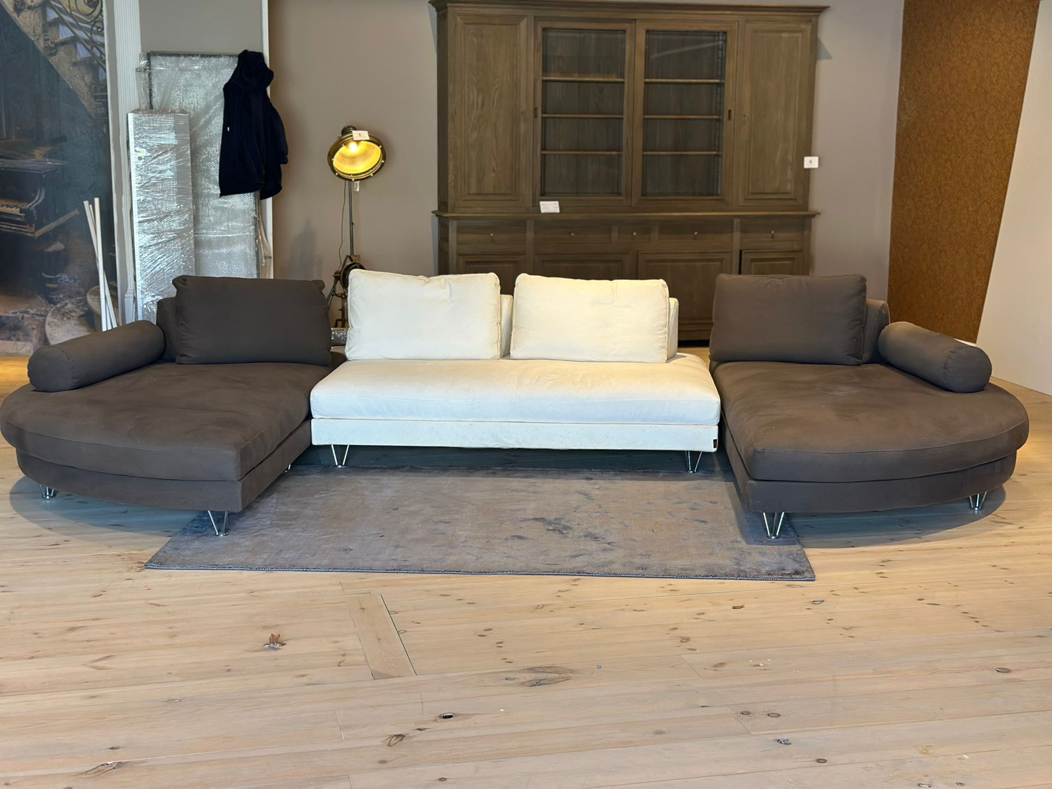 Canapé panoramique modulable bicolore - BOSAL - Image 2