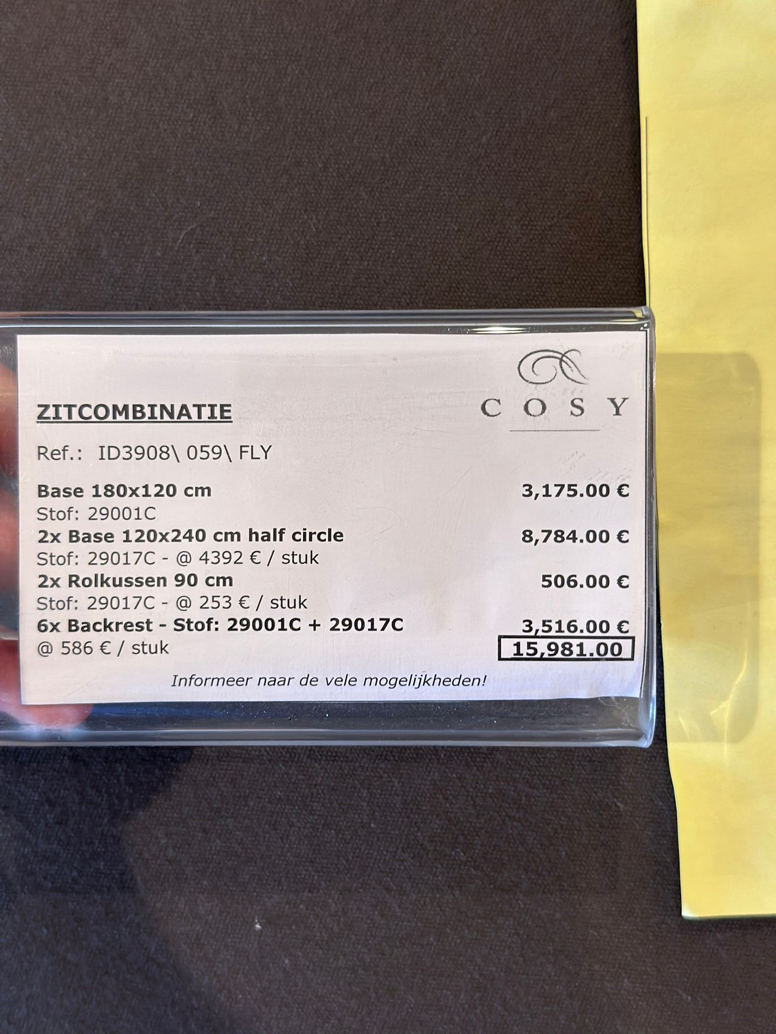 Canapé panoramique modulable bicolore - BOSAL - Image 3