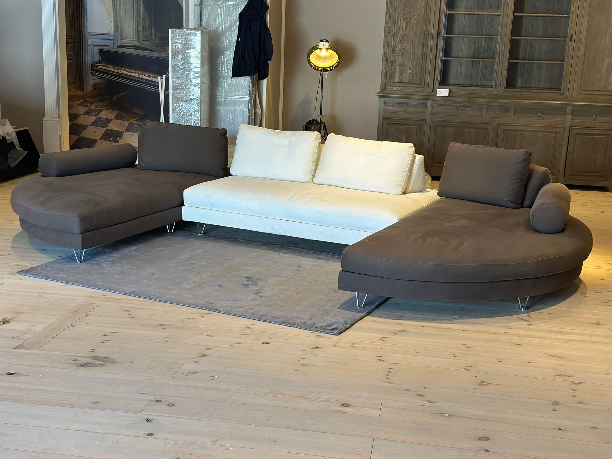 Canapé panoramique modulable bicolore - BOSAL