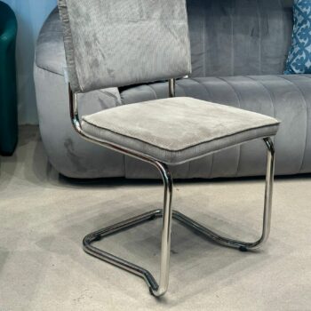 4x Chaises salle à manger en velours côtelé