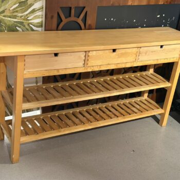 Meuble de cuisine / plan de travail en bois - IKEA