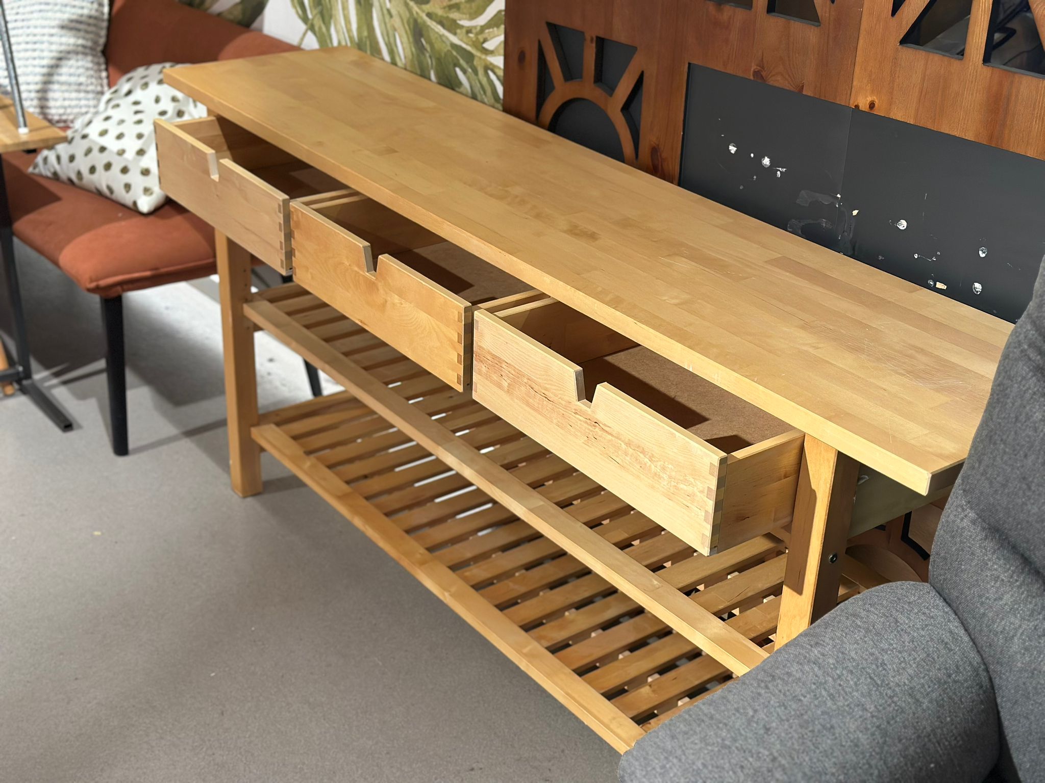 Meuble de cuisine / plan de travail en bois - IKEA - Image 3