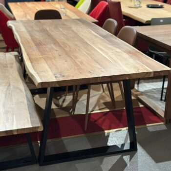 Table à manger en bois d'acacia massif - ALIA