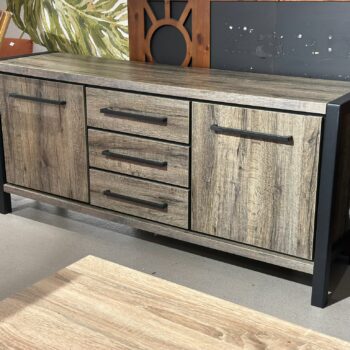 Buffet en bois 3 tiroirs et 2 porte