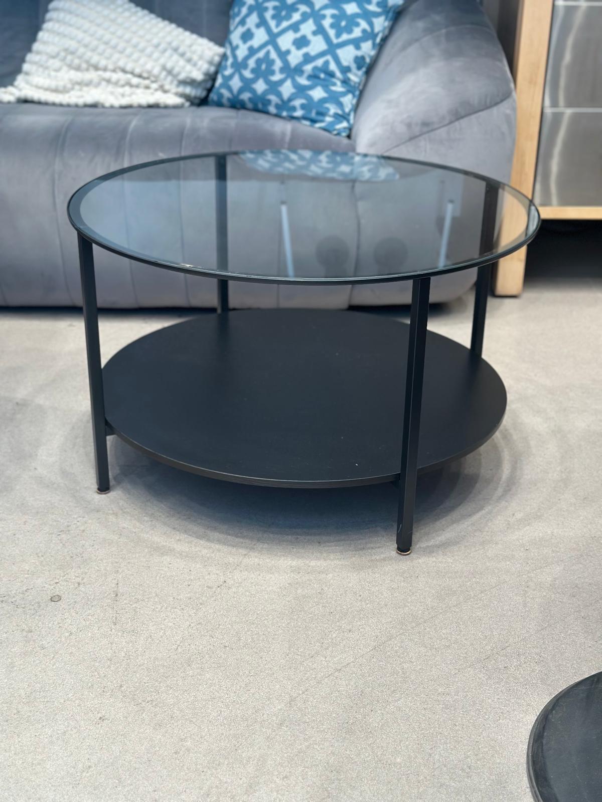 Table de salon dessus vitré - Image 3
