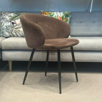 Chaise salle à manger en velours