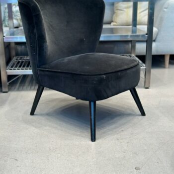 Fauteuil cocktail d'appoint en velours