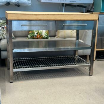 Meuble de cuisine avec tiroirs inox - RIMFORSA