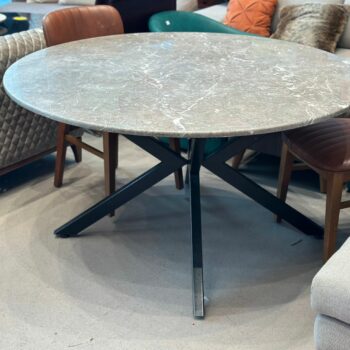Table à manger ronde en marbre