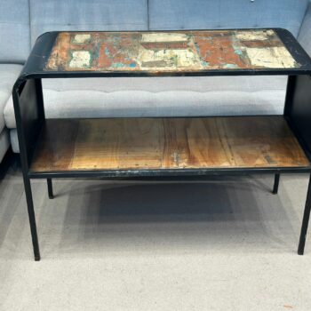 Console en métal et bois style industriel