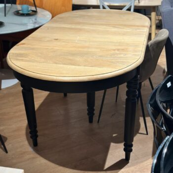 Table à manger ovale en bois