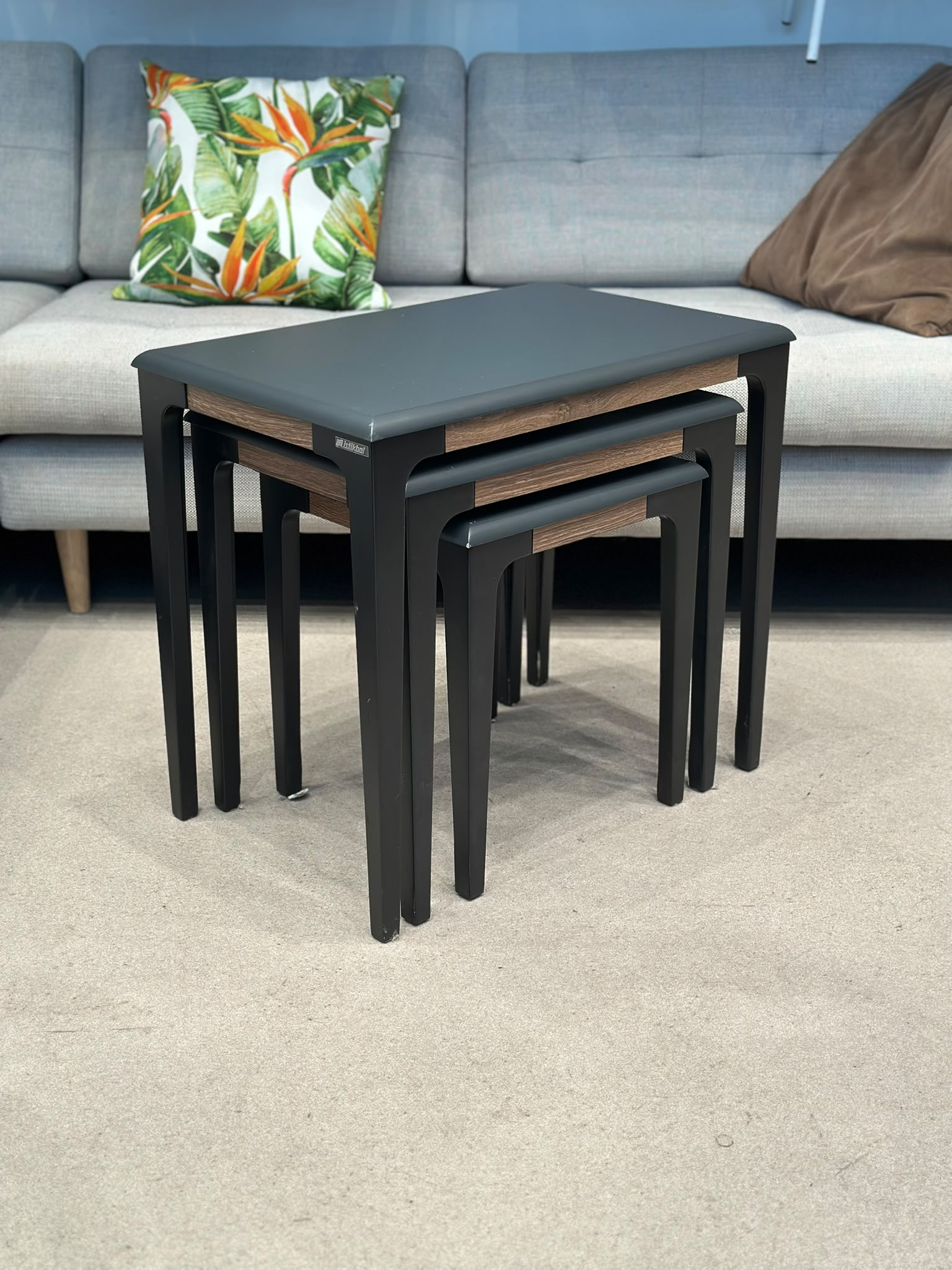 Set de 3 tables de salon gigognes - Misty - Image 2