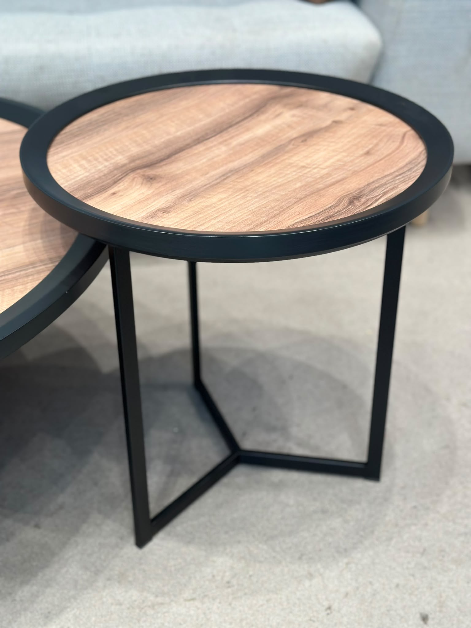 Set de 2 tables de salon gigognes - Talia - Image 3