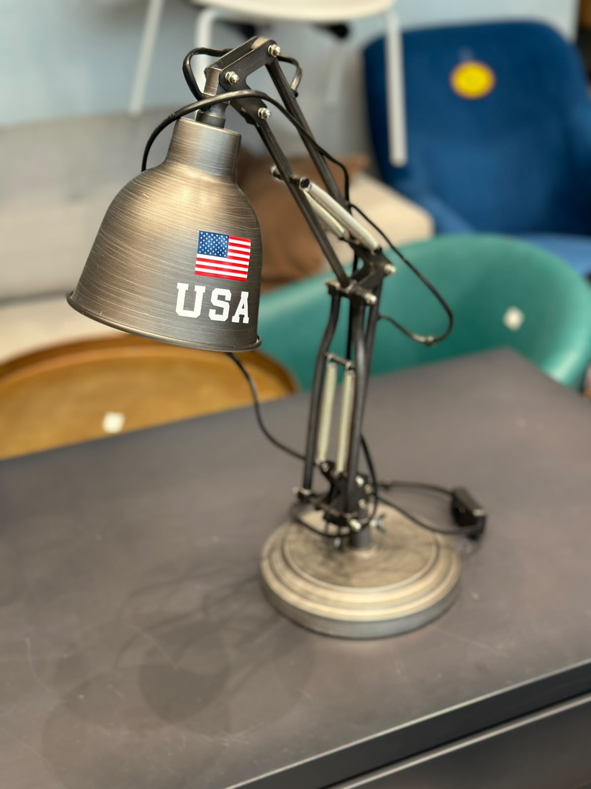 Lampe de bureau style industriel - Andrew - Image 2