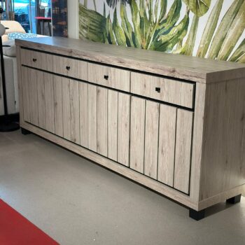 Buffet en bois 4 tiroirs et 2 porte