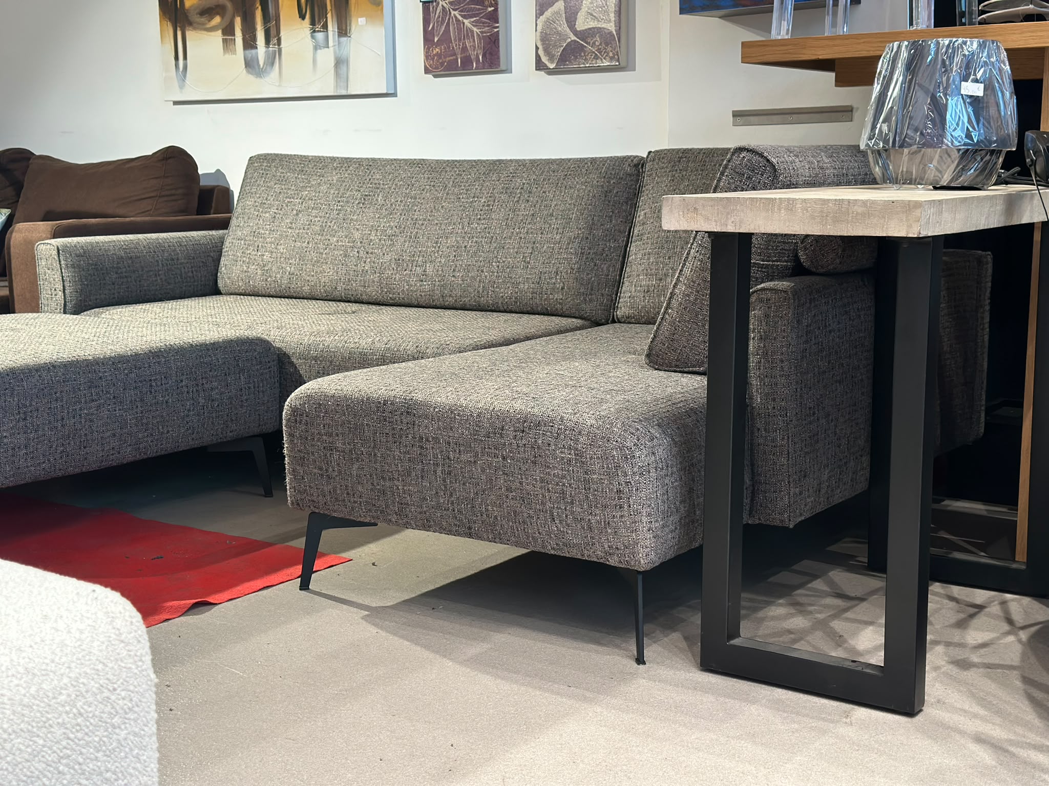 Canapé méridienne avec pouf - Moome Edge - Image 4